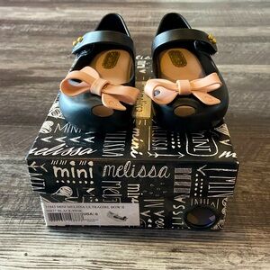 Mini Melissa Ultragirl Bow Black/Pink